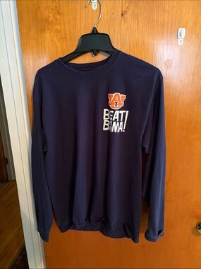 Auburn Navy 'Beat Bama' Long-Sleeve Crew Tee